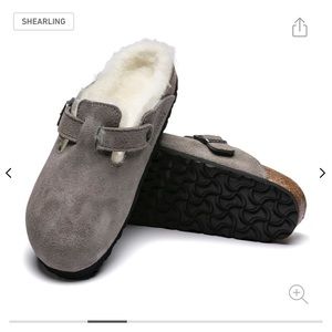 Birkenstock fuzzy clogs NEVER WORN These bad boys are sold out EVERYWHERE